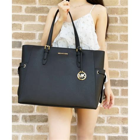 michael kors large black tote